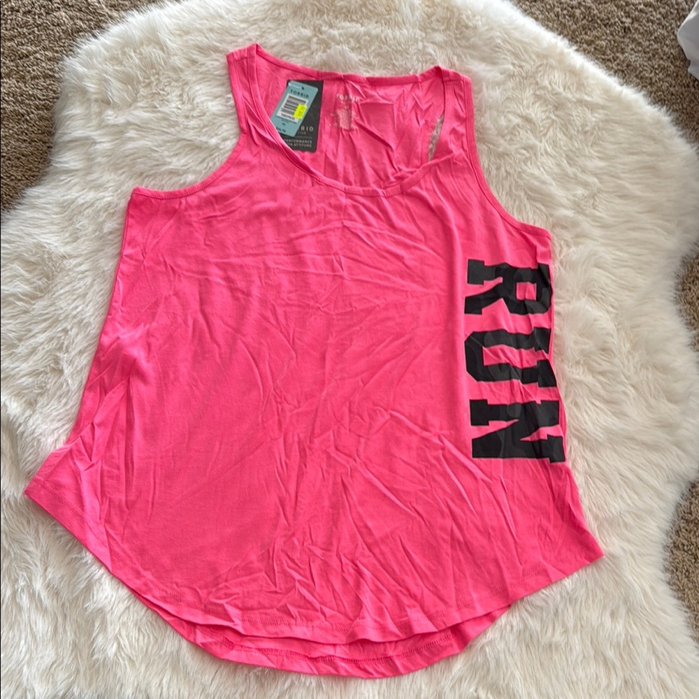 Torrid Pink Relaxed Sleeveless Tank Top